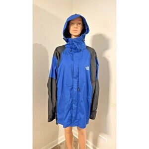 NORTH FACE Blue Black Summit Series Goretex XCR Snow Winter Jacket M's Large